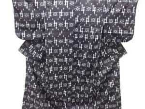 アンティーク　木綿本場久留米絣　絣柄着物